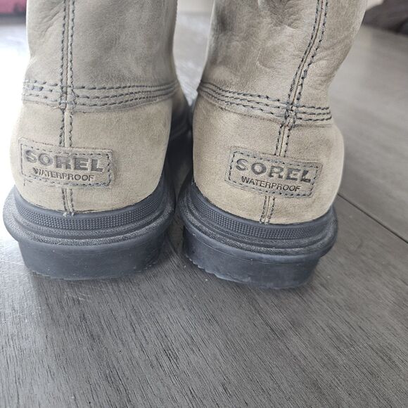 SOREL Ace Waterproof Chukka Ankle Tan Brown Suede Boots Men's Size 9.5 Outdoors - Picture 4 of 8